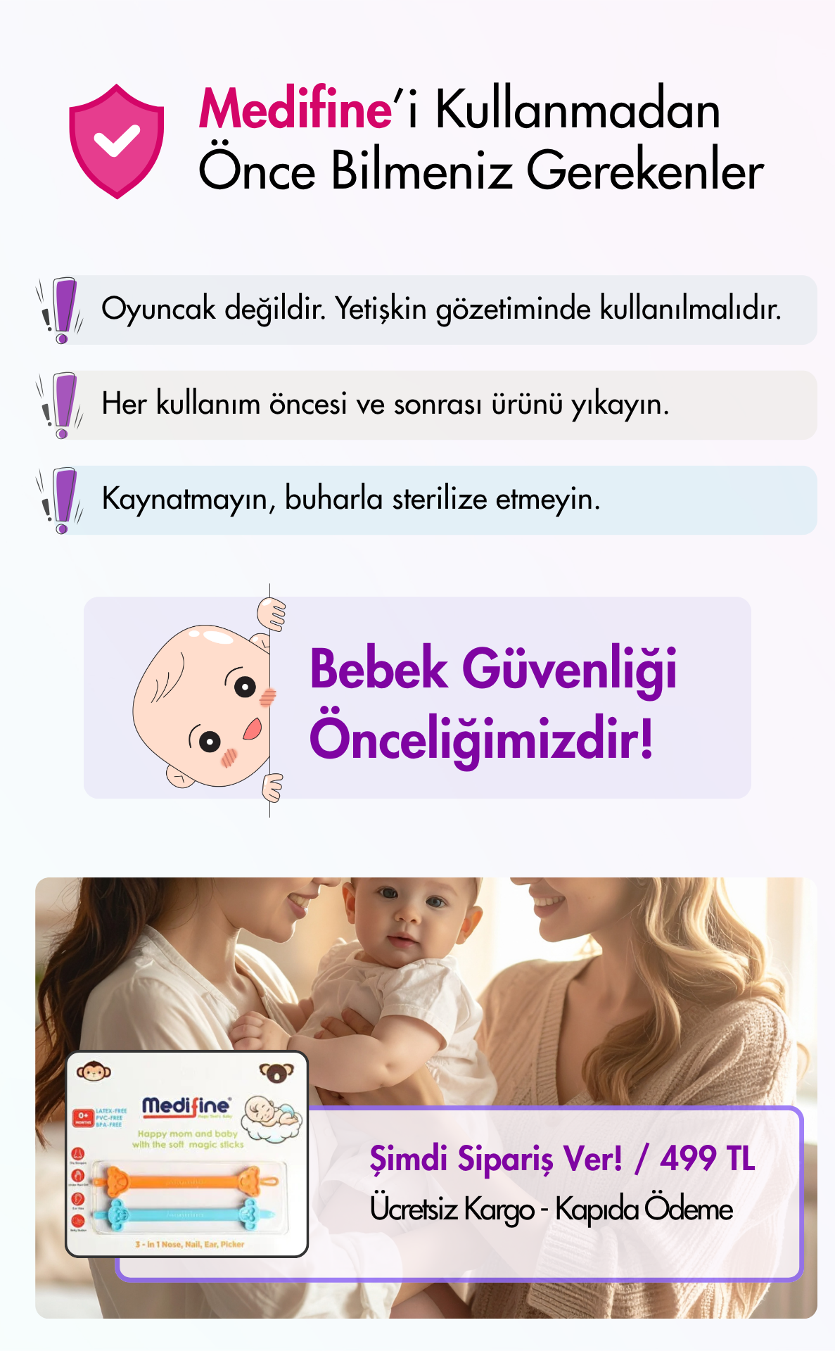 Bebek Bakım Ürünleri.